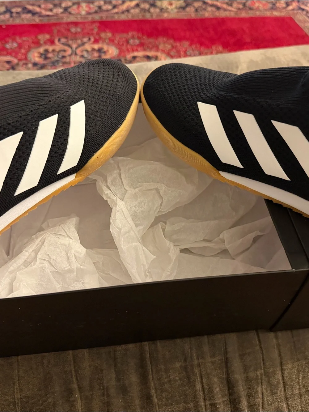 adidas Black White Gum-Soled GR ACE 16+ TR Men’s Trainers